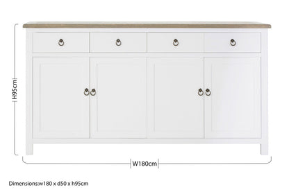 Hampstead Four Door Sideboard