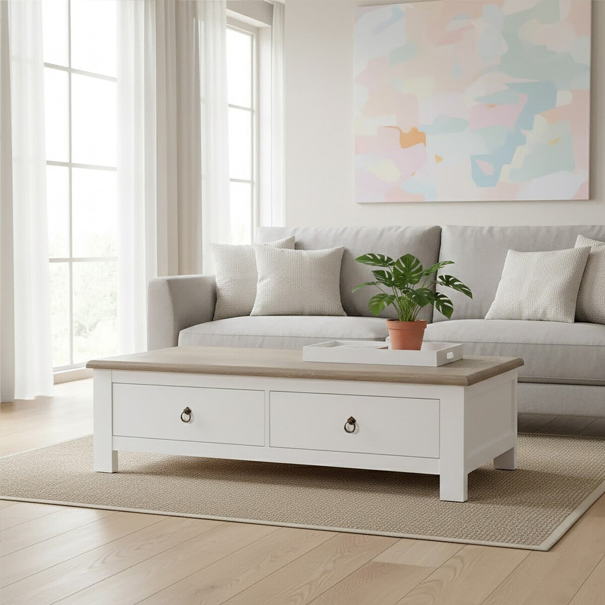 Hampstead 2 Drawer Coffee Table