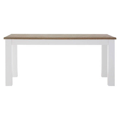 Hampstead Oak Top White Dining Table