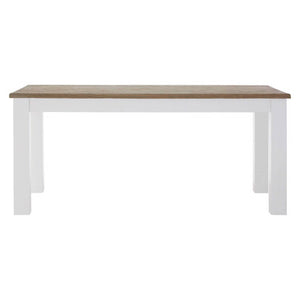 Hampstead Oak Top White Dining Table