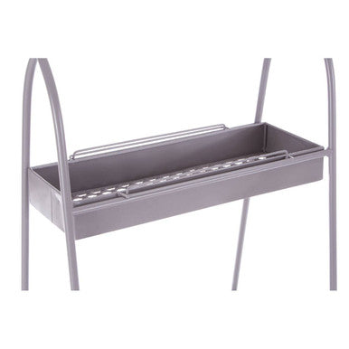 Lexa Grey Metal Storage Rack