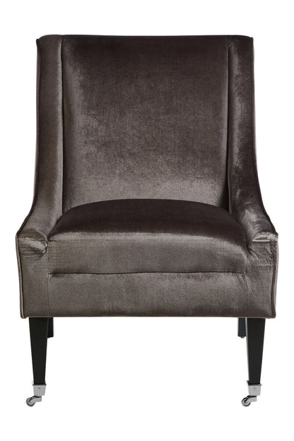 Downton Grey Velvet Chair