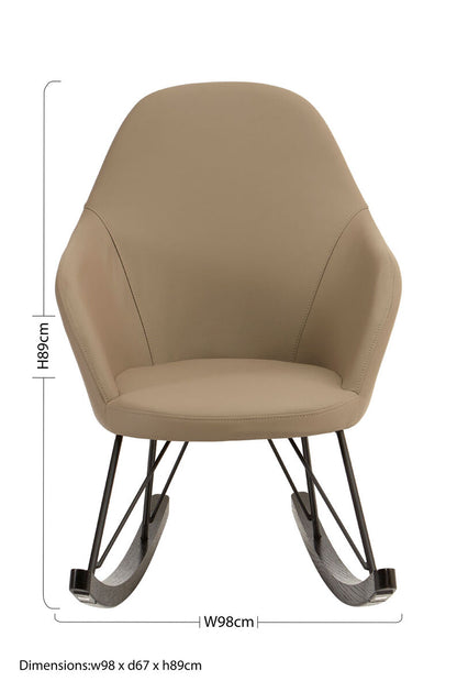 Kolding Light Grey Rocking Chair