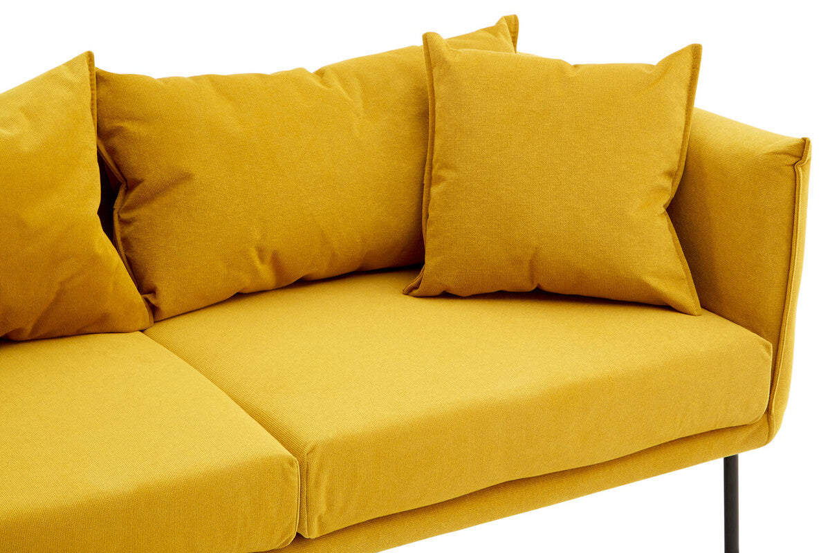 Kolding Two Seater Yellow Sofa