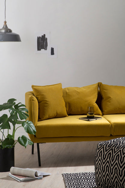 Kolding Two Seater Yellow Sofa