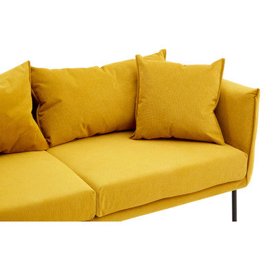 2 Seater Yellow Sofa, Kolding
