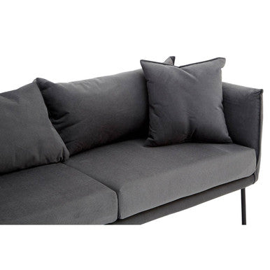 2 Seater Grey Sofa, Kolding