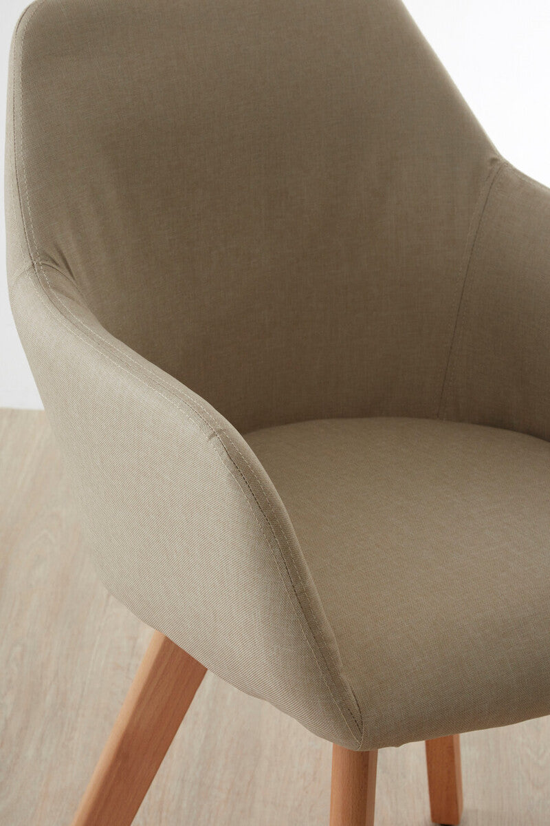 Stockholm Stone Fabric Chair