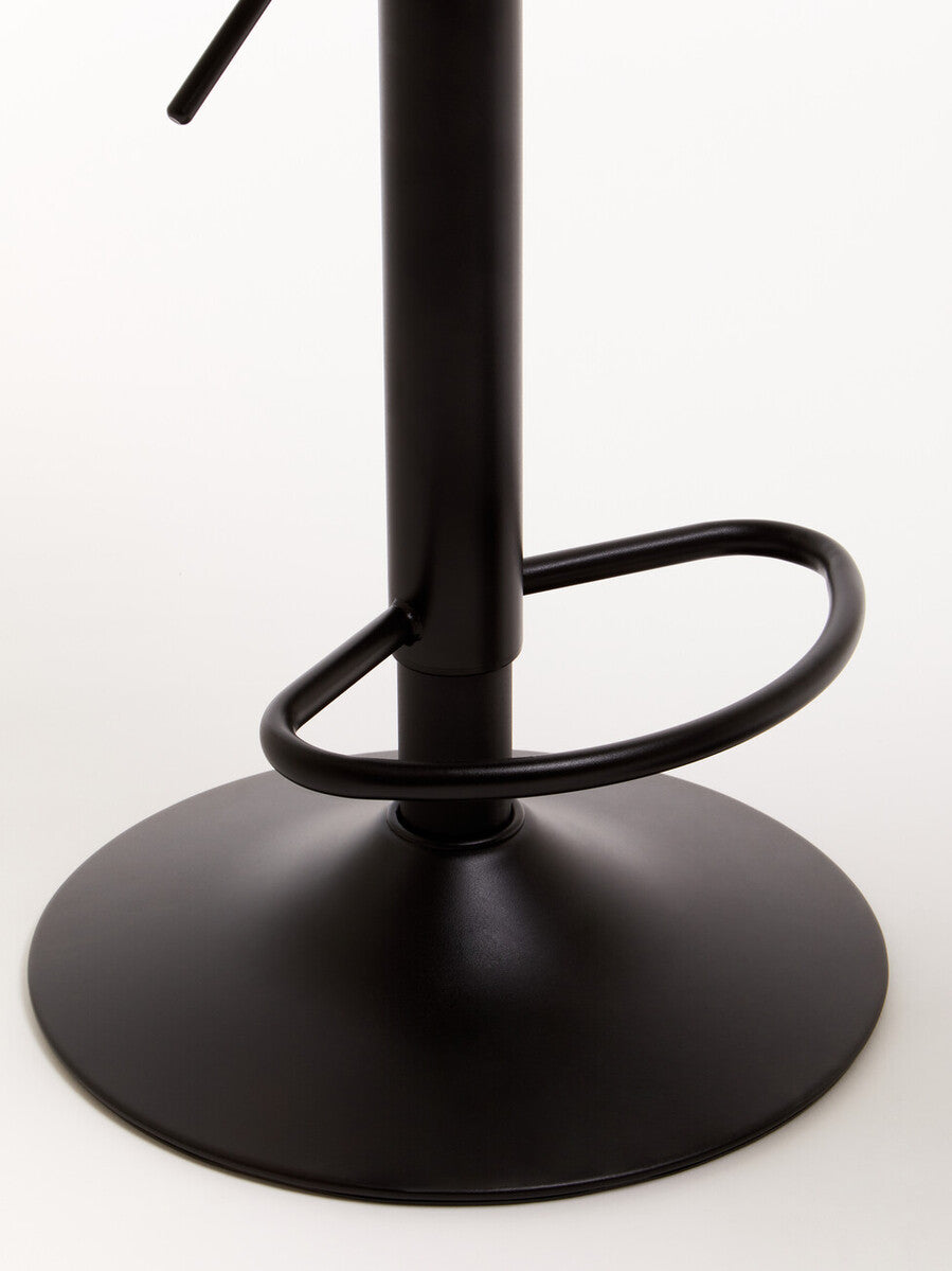 Set Of Two Dalston Ash Adjustable Bar Stool - Image 6