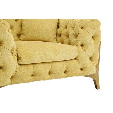 Esme Pistachio Green Tufted Armchair - Image 6