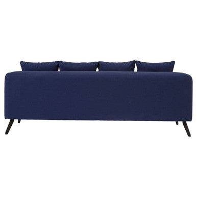 3 Seater Navy Fabric Sofa, Mylo