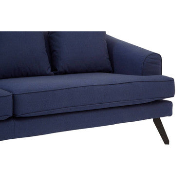 3 Seater Navy Fabric Sofa, Mylo