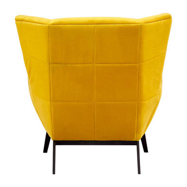 Maiko Yellow Fabric Armchair - Image 5