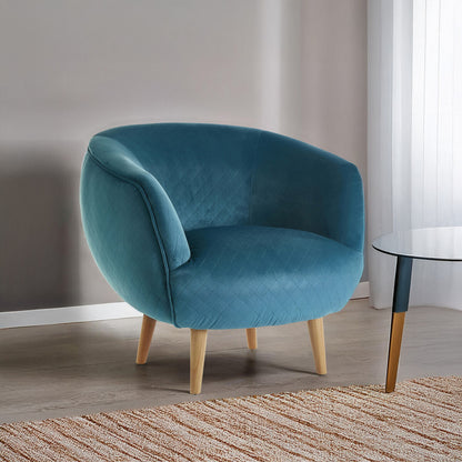 Oscar Teal Fabric Chair