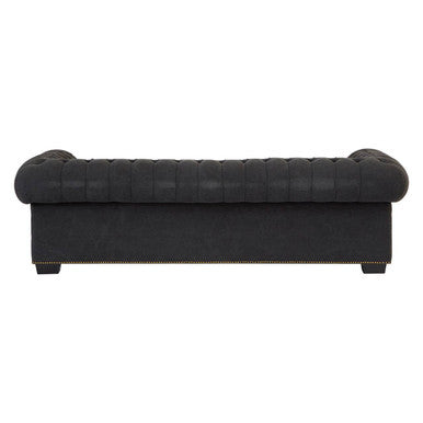 Lincoln 3 Seater Charcoal Fabric Sofa