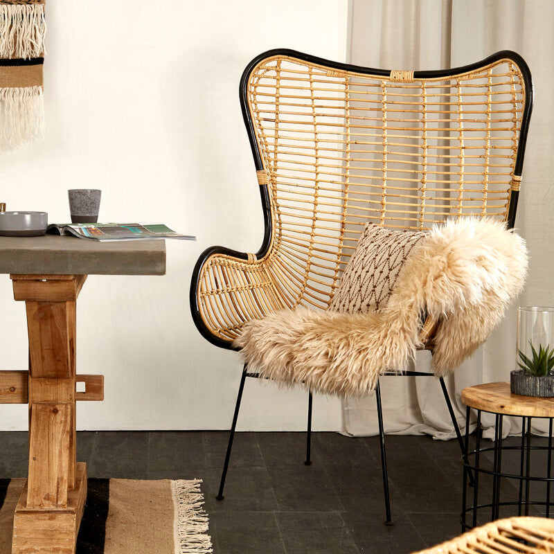 Java Natural Rattan Egg Chair