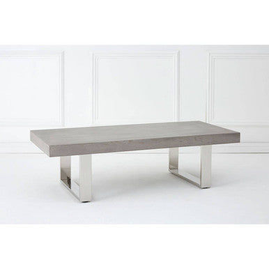 Ulmus Grey Elm Wood Coffee Table - Image 6