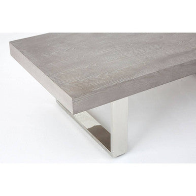 Ulmus Grey Elm Wood Coffee Table - Image 9
