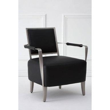 Moda Black Leather Chair
