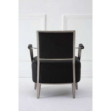 Moda Black Leather Chair