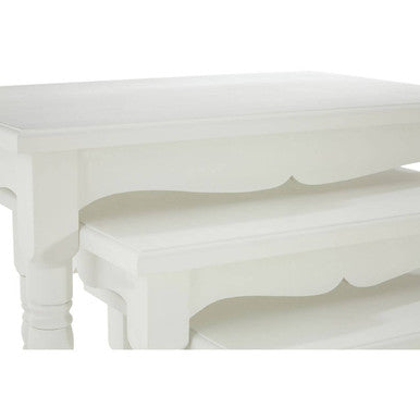 Hendra White Set Of Three Nesting Tables