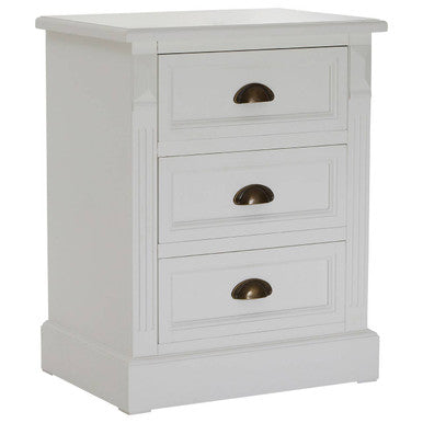 Hardwick 3 Drawer Bedside Table