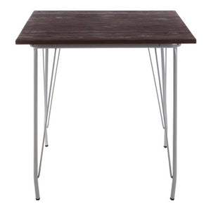 District Grey Metal And Elm Wood Table