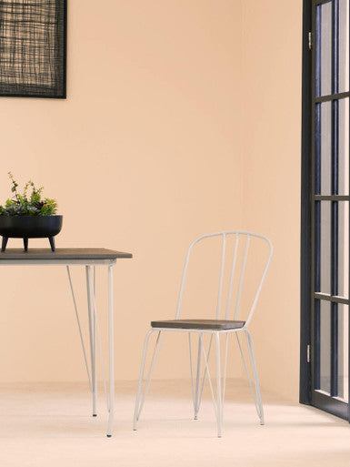 District Grey Metal And Elm Wood Table