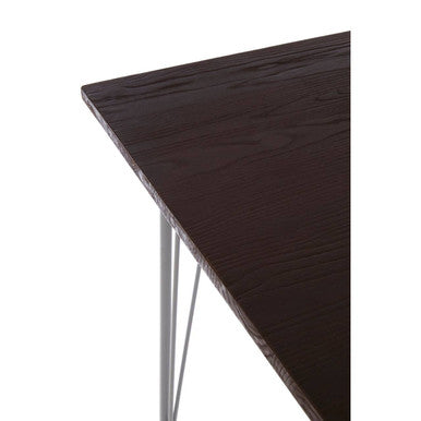 District Grey Metal And Elm Wood Table