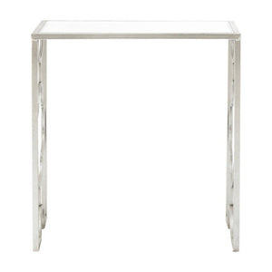Merlin Set Of Two Silver Leaf Side Tables