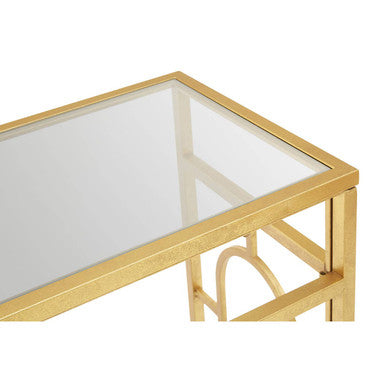 Merlin Gold Leaf Console Table