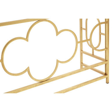 Merlin Gold Leaf Console Table