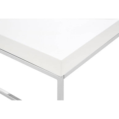 Allure Chrome Angled Legs Coffee Table - Image 5