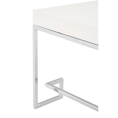Allure Chrome Angled Legs Coffee Table