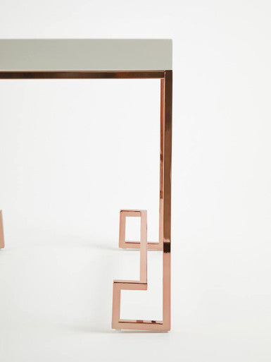 Allure Rose Gold Angled Legs End Table - Image 9