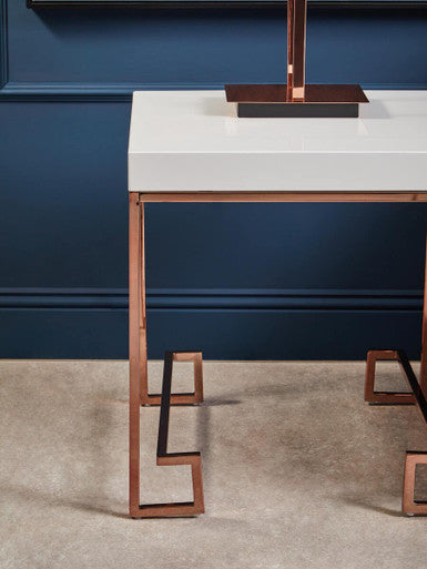 Allure Rose Gold Angled Legs End Table - Image 5