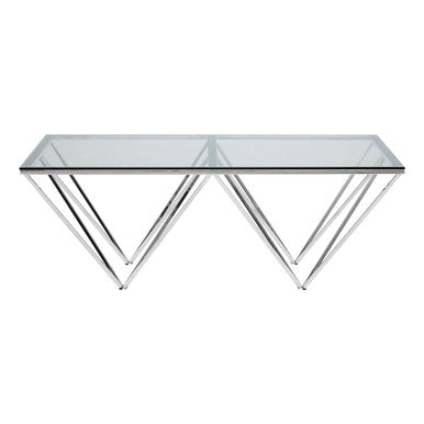 Allure Coffee Table With Triangular Base