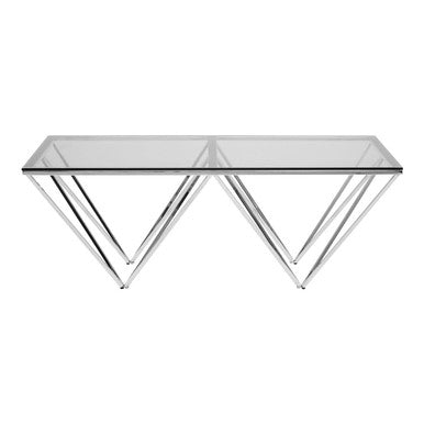 Allure Coffee Table With Triangular Base
