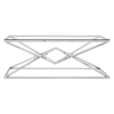 Allure Silver Rectangular Coffee Table