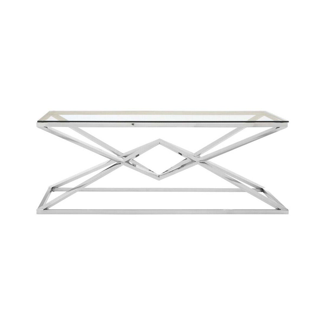 Allure Silver Rectangular Coffee Table