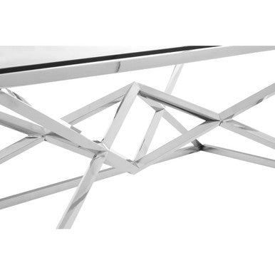 Allure Silver Rectangular Coffee Table - Image 4