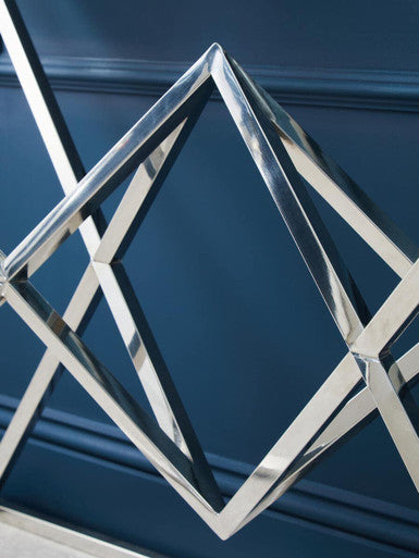 Allure Tempered Glass Rectangular Console Table - Image 8