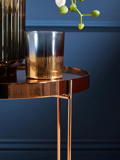 Allure Pink Mirror Low Side Table - Image 4