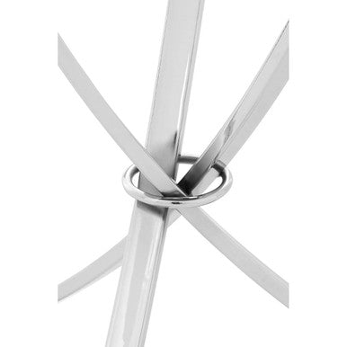 Allure Chrome Pinched Round Side Table - Image 4