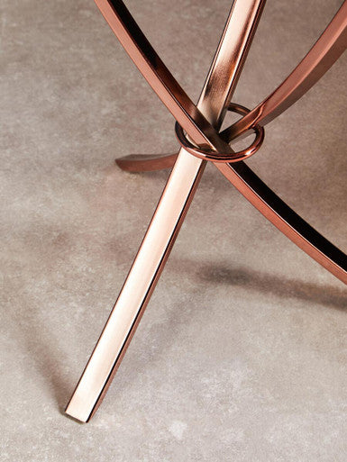 Allure Rose Gold Pinched Side Table - Image 5