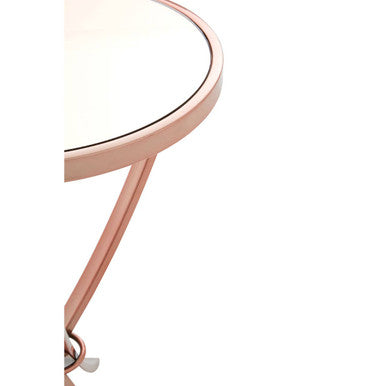 Allure Rose Gold Pinched Side Table - Image 7