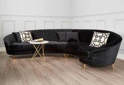 Nirav White Marble With Gold Geometric Legs Side Table - Image 3