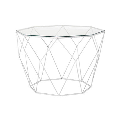 Shalimar Octagonal Silver Coffee Table