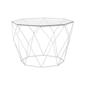 Shalimar Octagonal Silver Coffee Table