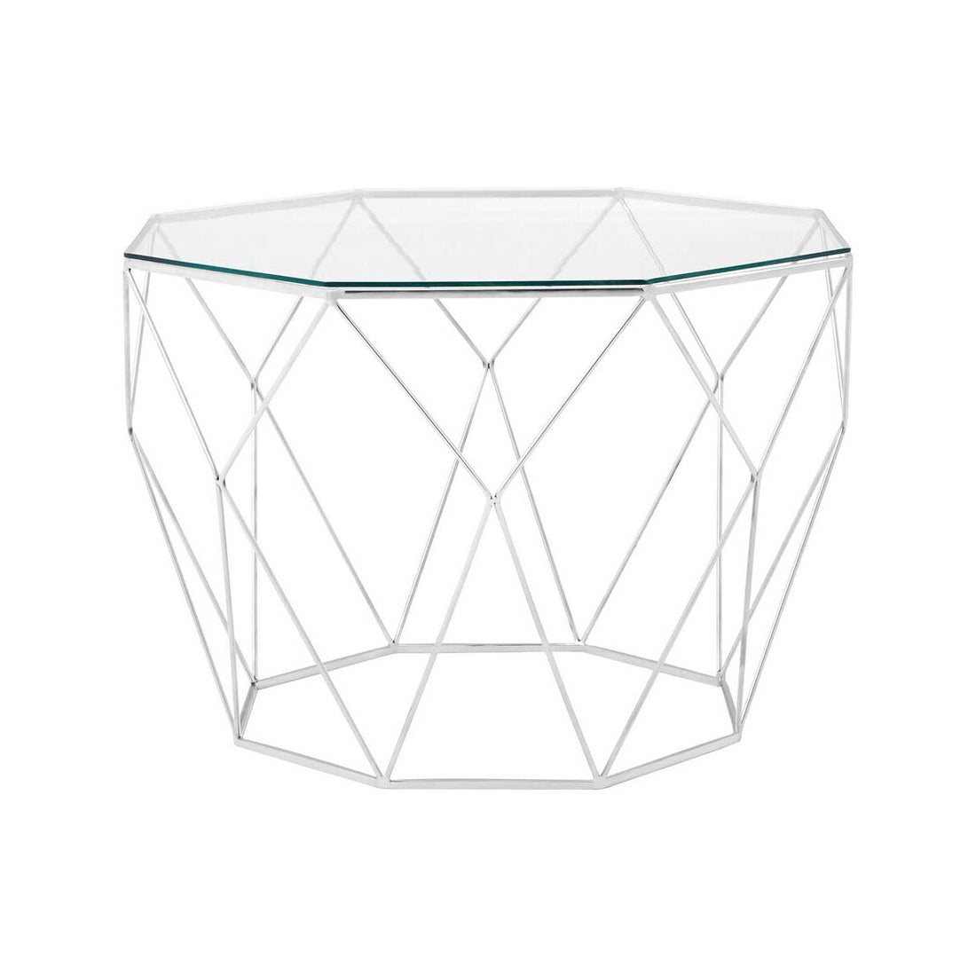 Shalimar Octagonal Silver Coffee Table